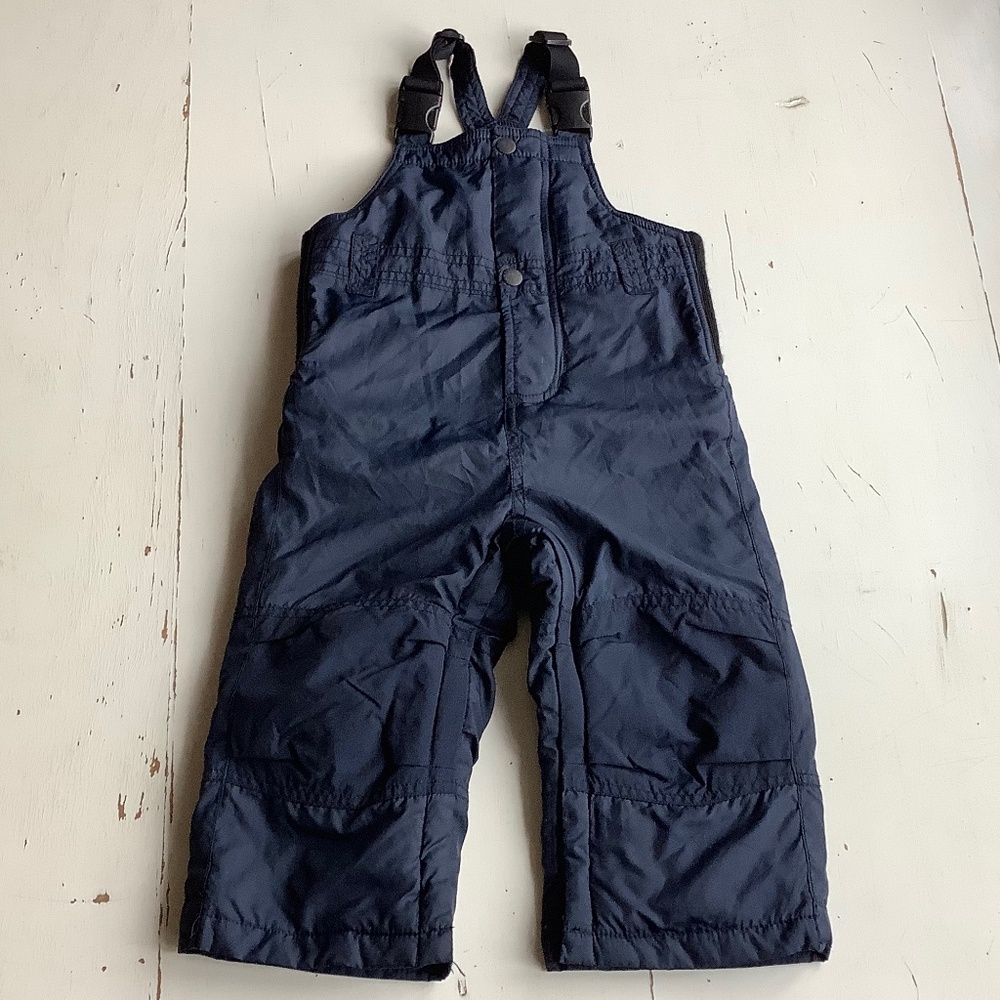 BABY GAP Toddler Navy Blue ski insulated overalls 18-24 months